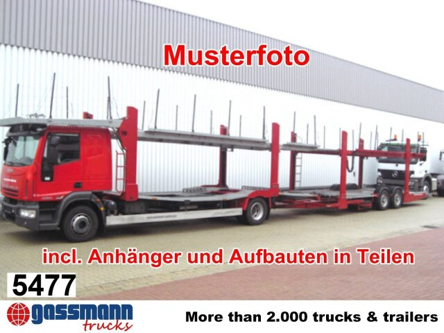 Iveco EuroCargo ML160E32 4x2 mit Teilen für Anhänger - Camion transport auto: Foto 1 Iveco EuroCargo ML160E32 4x2 mit Teilen für Anhänger - Camion transport auto: Foto 1