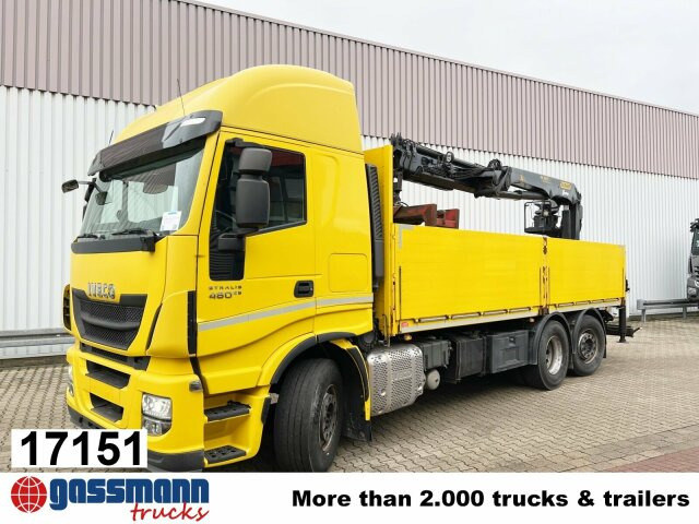 Iveco Stralis AS260SY48 6x2/4, Kran Palfinger PK18001L - Camion platformă, Camion cu macara: Foto 1 Iveco Stralis AS260SY48 6x2/4, Kran Palfinger PK18001L - Camion platformă, Camion cu macara: Foto 1