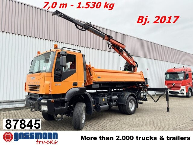 Iveco Trakker AD190T31W 4x4, absattelbarer Heckkran - Camion basculantă, Camion cu macara: Foto 1 Iveco Trakker AD190T31W 4x4, absattelbarer Heckkran - Camion basculantă, Camion cu macara: Foto 1