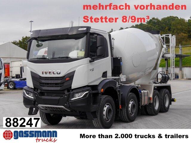 Iveco X-Way AD360X40BZ 8x4, Stetter 8/9m³ - Autobetonieră: Foto 1 Iveco X-Way AD360X40BZ 8x4, Stetter 8/9m³ - Autobetonieră: Foto 1