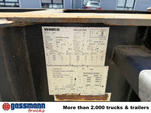 Lag 0-3-39 CD Containerchassis, 20ft und 30ft, ADR - Semiremorcă transport containere/ Swap body: Foto 2 Lag 0-3-39 CD Containerchassis, 20ft und 30ft, ADR - Semiremorcă transport containere/ Swap body: Foto 2