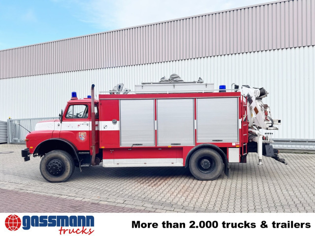 MAN 16.168 HAK 4x4, Seilwinde, Heckkran Hiab 650/1 - Autospeciala de stins incendii: Foto 2 MAN 16.168 HAK 4x4, Seilwinde, Heckkran Hiab 650/1 - Autospeciala de stins incendii: Foto 2