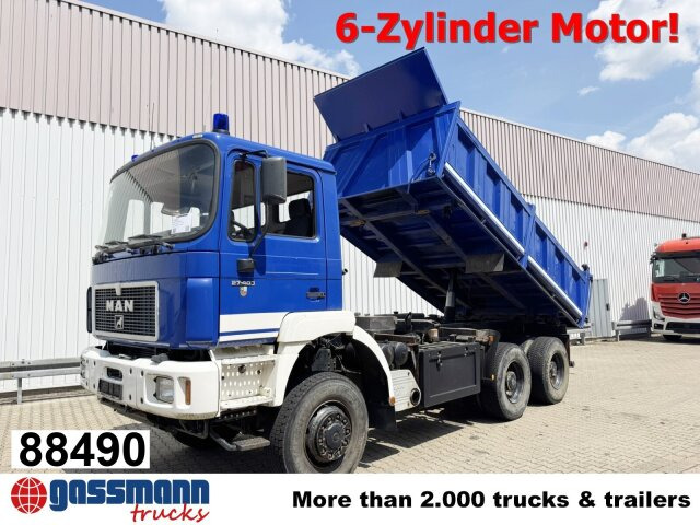 MAN 27.403 6x6 BB, EX-THW - Camion basculantă: Foto 1 MAN 27.403 6x6 BB, EX-THW - Camion basculantă: Foto 1