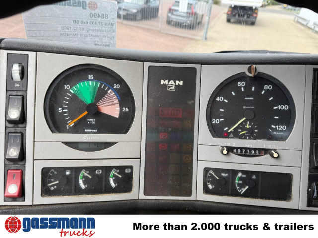 MAN 27.403 6x6 BB, EX-THW - Camion basculantă: Foto 4 MAN 27.403 6x6 BB, EX-THW - Camion basculantă: Foto 4