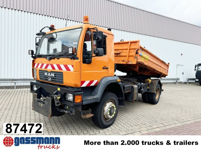 MAN LE 18.280 4X4 BB, Winterdienstausstattung, - Camion basculantă, Camion cu macara: Foto 1 MAN LE 18.280 4X4 BB, Winterdienstausstattung, - Camion basculantă, Camion cu macara: Foto 1