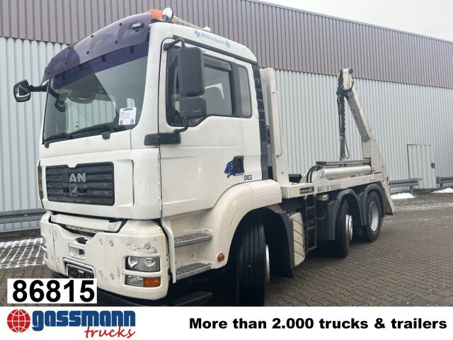 MAN TGA 26.360 6X2/4 BL, Vorlauf Lenk-Liftachse - Camion container de gunoi: Foto 1 MAN TGA 26.360 6X2/4 BL, Vorlauf Lenk-Liftachse - Camion container de gunoi: Foto 1