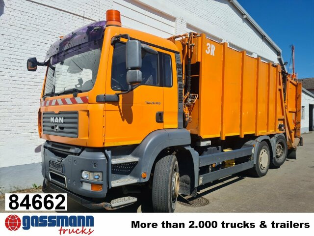 MAN TGA 28.320 6X2-4 BL, Lenkachse, Schörling - Autogunoiere: Foto 1 MAN TGA 28.320 6X2-4 BL, Lenkachse, Schörling - Autogunoiere: Foto 1
