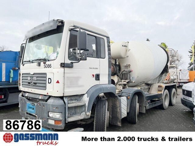 MAN TGA 35.360 8X4 BB, Betonmischer Karrena 10m³ - Autobetonieră: Foto 1 MAN TGA 35.360 8X4 BB, Betonmischer Karrena 10m³ - Autobetonieră: Foto 1