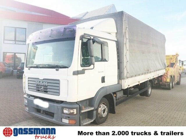 MAN TGL 8.210 BL 4x2 mit LBW, Motorschaden! - Camion platformă: Foto 2 MAN TGL 8.210 BL 4x2 mit LBW, Motorschaden! - Camion platformă: Foto 2