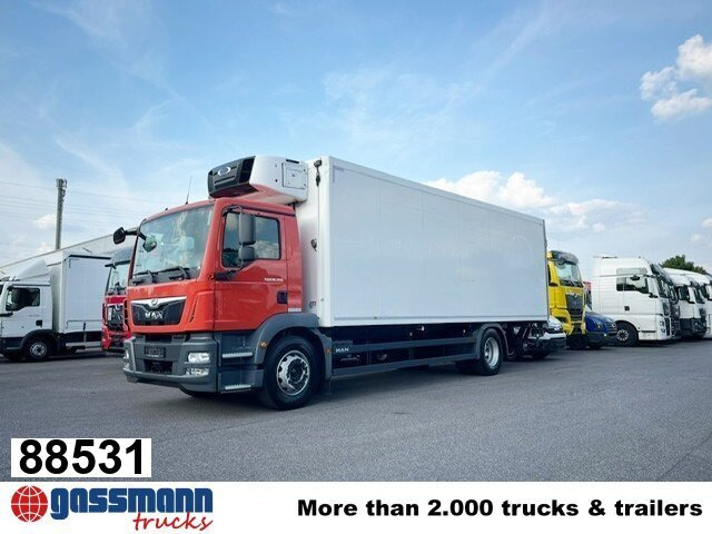 MAN TGM 18.250 4x2 LL, Kühlkoffer, Carrier, - Camion frigider: Foto 1 MAN TGM 18.250 4x2 LL, Kühlkoffer, Carrier, - Camion frigider: Foto 1