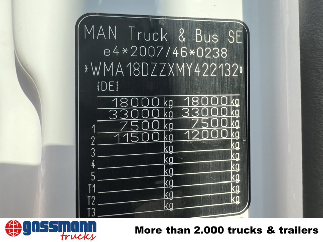 MAN TGM 18.320 4x2 BL, Hiab Tele-Absetzanlage, Funk - Camion container de gunoi: Foto 3 MAN TGM 18.320 4x2 BL, Hiab Tele-Absetzanlage, Funk - Camion container de gunoi: Foto 3