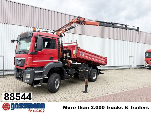 MAN TGS 18.400 4x4 BB, Navi, Kran Atlas 120.2E-A3L, - Camion basculantă, Camion cu macara: Foto 1 MAN TGS 18.400 4x4 BB, Navi, Kran Atlas 120.2E-A3L, - Camion basculantă, Camion cu macara: Foto 1