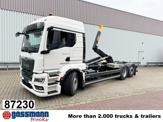 MAN TGS 26.470 6x2-4 LL CH, Retarder, Navi, - Camion cu cârlig: Foto 1 MAN TGS 26.470 6x2-4 LL CH, Retarder, Navi, - Camion cu cârlig: Foto 1