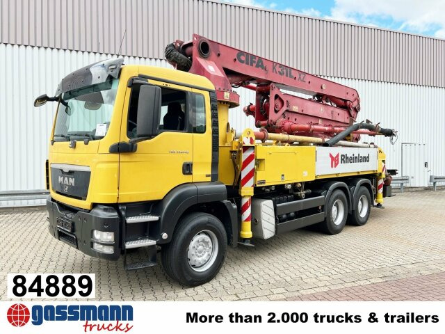 MAN TGS 33.440 6X4 BB, Betonpumpe CIFA K31L XZ, 31m - Autopompă de beton: Foto 1 MAN TGS 33.440 6X4 BB, Betonpumpe CIFA K31L XZ, 31m - Autopompă de beton: Foto 1