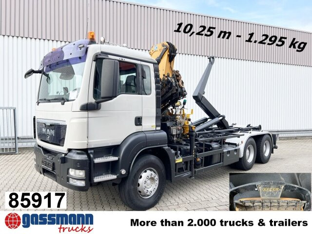 MAN TGS 33.440 6X4 BL mit Kran Effer 165-3S, Funk - Camion cu cârlig, Camion cu macara: Foto 1 MAN TGS 33.440 6X4 BL mit Kran Effer 165-3S, Funk - Camion cu cârlig, Camion cu macara: Foto 1