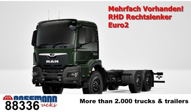 MAN TGS 33.440 6x6 BB CH RHD, Euro2, Rechtslenker, - Camion şasiu: Foto 1 MAN TGS 33.440 6x6 BB CH RHD, Euro2, Rechtslenker, - Camion şasiu: Foto 1