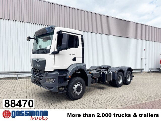 MAN TGS 33.480 6x6 BB CH, Hohe Bauart, Nebenantrieb - Camion şasiu: Foto 1 MAN TGS 33.480 6x6 BB CH, Hohe Bauart, Nebenantrieb - Camion şasiu: Foto 1