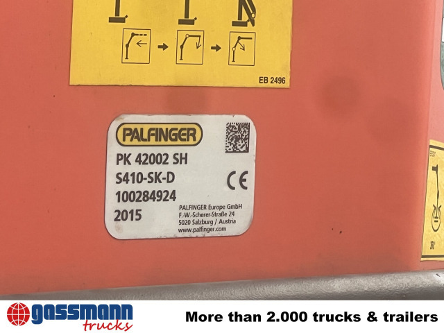 Camion platformă, Camion cu macara MAN TGS 35.440 8x4 BL, Navi, Heckkran Palfinger: Foto 6