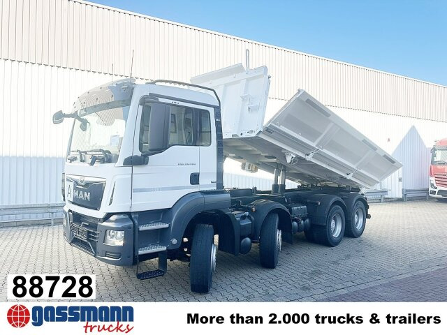 MAN TGS 35.460 8X4 BB, Meiller Bordmatik 13m³ - Camion basculantă: Foto 1 MAN TGS 35.460 8X4 BB, Meiller Bordmatik 13m³ - Camion basculantă: Foto 1