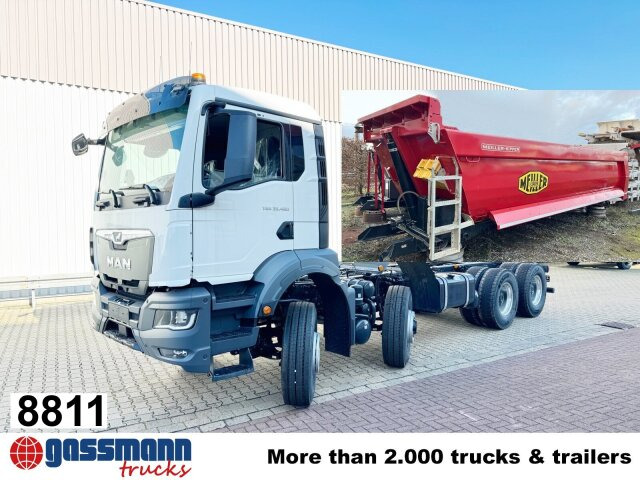 MAN TGS 35.480 8x6H BL CH, HydroDrive, Navi, Meiller - Autobasculantă: Foto 1 MAN TGS 35.480 8x6H BL CH, HydroDrive, Navi, Meiller - Autobasculantă: Foto 1