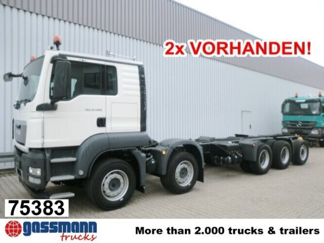 MAN TGS 50.480 BB 10x4, 2x VORHANDEN! - Camion şasiu: Foto 1 MAN TGS 50.480 BB 10x4, 2x VORHANDEN! - Camion şasiu: Foto 1