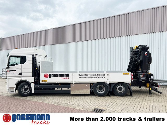 MAN TGX 26.510 6x2-4 LL, Kran Hiab X-HiPro 548 E-8, - Camion platformă, Camion cu macara: Foto 2 MAN TGX 26.510 6x2-4 LL, Kran Hiab X-HiPro 548 E-8, - Camion platformă, Camion cu macara: Foto 2