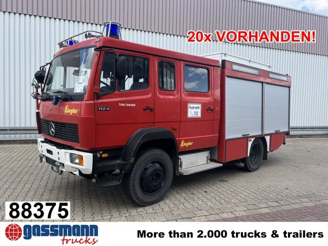 Mercedes-Benz 1124 AF 4x4 Doka, TLF 16/25, 2800l - Ambulanță: Foto 1 Mercedes-Benz 1124 AF 4x4 Doka, TLF 16/25, 2800l - Ambulanță: Foto 1