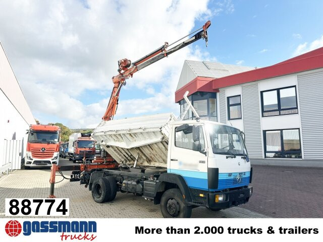 Mercedes-Benz 914 K 4x2, Kran Atlas 60.1, Funk - Camion basculantă, Camion cu macara: Foto 1 Mercedes-Benz 914 K 4x2, Kran Atlas 60.1, Funk - Camion basculantă, Camion cu macara: Foto 1