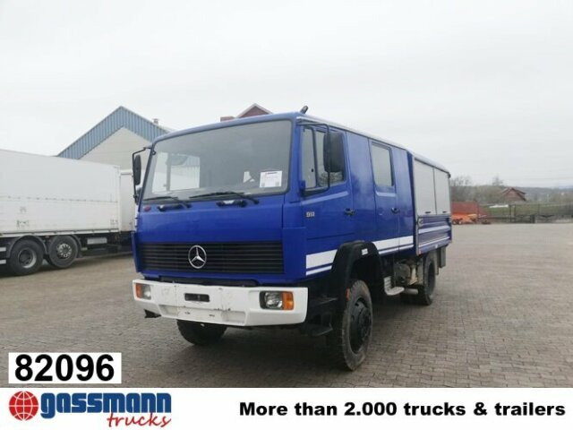 Mercedes-Benz 917 AF 4x4 Doka - Camion platformă: Foto 1 Mercedes-Benz 917 AF 4x4 Doka - Camion platformă: Foto 1
