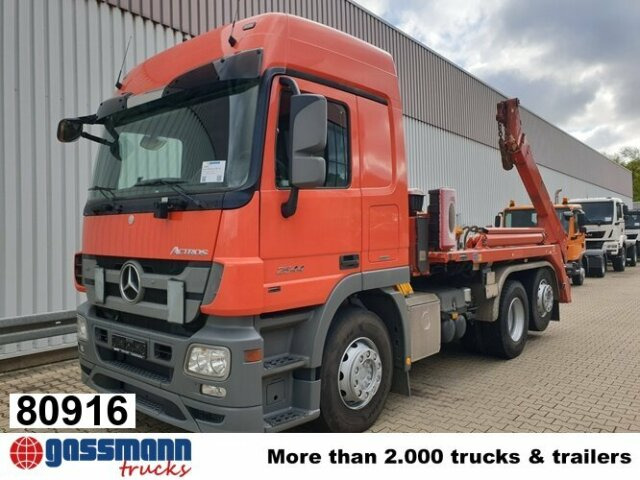 Mercedes-Benz Actros 2544 L 6x2, ADR, Retarder, Lenkachse - Camion container de gunoi: Foto 1 Mercedes-Benz Actros 2544 L 6x2, ADR, Retarder, Lenkachse - Camion container de gunoi: Foto 1