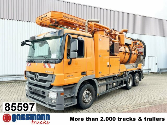 Mercedes-Benz Actros 2544 L 6x2, Lenkachse, Kroll - Măturătoare stradală: Foto 1 Mercedes-Benz Actros 2544 L 6x2, Lenkachse, Kroll - Măturătoare stradală: Foto 1