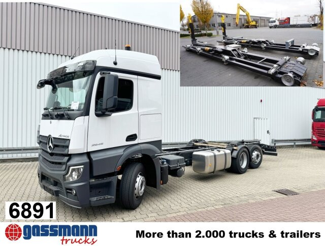 Mercedes-Benz Actros 2545 L 6x2, Lenk-/Liftachse, StreamSpace, - Camion cu cârlig: Foto 1 Mercedes-Benz Actros 2545 L 6x2, Lenk-/Liftachse, StreamSpace, - Camion cu cârlig: Foto 1