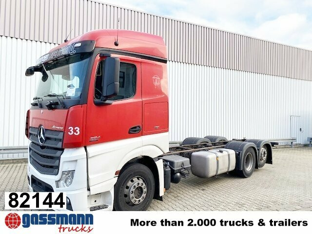 Mercedes-Benz Actros 2545 L 6x2, StreamSpace, Liftachse, - Camion şasiu: Foto 1 Mercedes-Benz Actros 2545 L 6x2, StreamSpace, Liftachse, - Camion şasiu: Foto 1