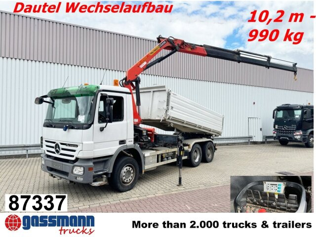 Mercedes-Benz Actros 2644/48 LK 6x4, Dautel Wechselsystem, - Camion basculantă, Camion cu macara: Foto 1 Mercedes-Benz Actros 2644/48 LK 6x4, Dautel Wechselsystem, - Camion basculantă, Camion cu macara: Foto 1