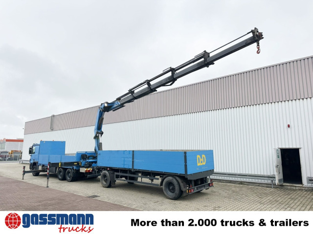 Mercedes-Benz Actros 2741 L 6x4, Twist-Lock ausz. auf 3m, - Camion platformă, Camion cu macara: Foto 4 Mercedes-Benz Actros 2741 L 6x4, Twist-Lock ausz. auf 3m, - Camion platformă, Camion cu macara: Foto 4