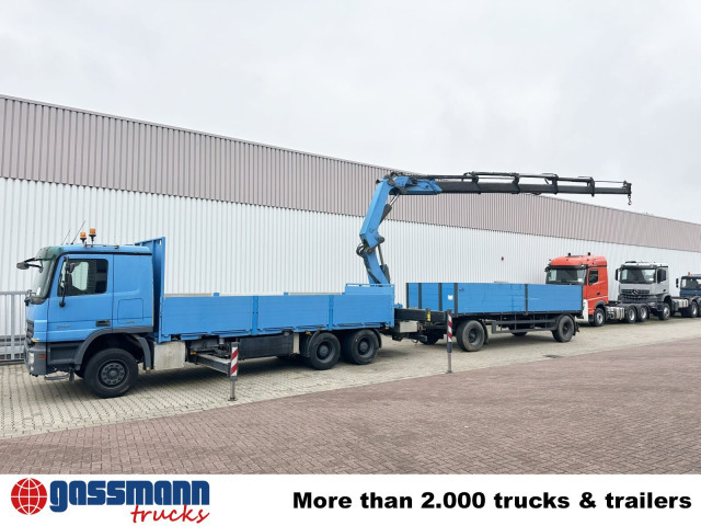 Mercedes-Benz Actros 2741 L 6x4, Twist-Lock ausz. auf 3m, - Camion platformă, Camion cu macara: Foto 3 Mercedes-Benz Actros 2741 L 6x4, Twist-Lock ausz. auf 3m, - Camion platformă, Camion cu macara: Foto 3