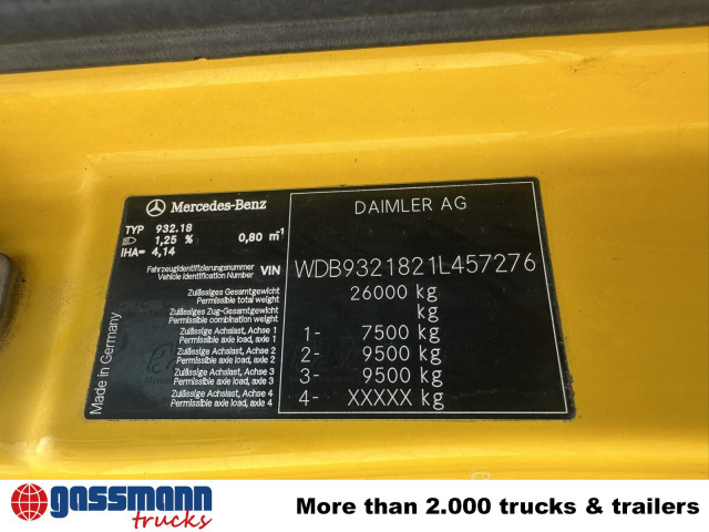 Mercedes-Benz Actros 3348 AK 6x6, Bordmatik links - Camion basculantă: Foto 4 Mercedes-Benz Actros 3348 AK 6x6, Bordmatik links - Camion basculantă: Foto 4