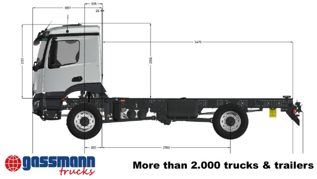 Mercedes-Benz Arocs 1827/30 A 4x4, mehrfach vorhanden! - Camion şasiu: Foto 5 Mercedes-Benz Arocs 1827/30 A 4x4, mehrfach vorhanden! - Camion şasiu: Foto 5