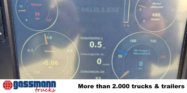 Mercedes-Benz Arocs 1843 L 4x2, Müller Canalmaster ca. 8m³, - Măturătoare stradală: Foto 2 Mercedes-Benz Arocs 1843 L 4x2, Müller Canalmaster ca. 8m³, - Măturătoare stradală: Foto 2