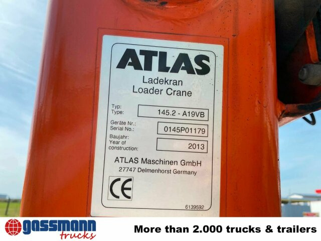 Mercedes-Benz Arocs 2545 L/6x2/4, Atlas Kran, 145.2-A19 VB, - Camion platformă, Camion cu macara: Foto 2 Mercedes-Benz Arocs 2545 L/6x2/4, Atlas Kran, 145.2-A19 VB, - Camion platformă, Camion cu macara: Foto 2