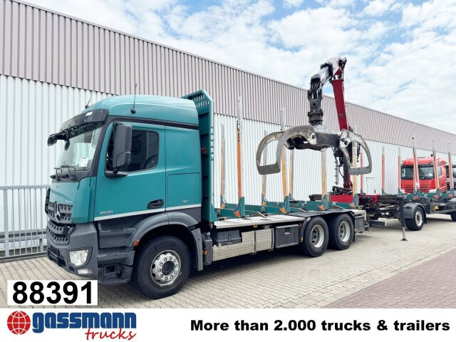 Mercedes-Benz Arocs 2651 L 6x4, Retarder, StreamSpace, - Camion forestier, Camion cu macara: Foto 1 Mercedes-Benz Arocs 2651 L 6x4, Retarder, StreamSpace, - Camion forestier, Camion cu macara: Foto 1