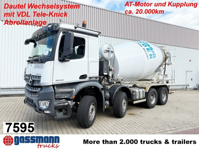 Mercedes-Benz Arocs 3240 8x4, 9 cbm Liebherr HTM 904 F - Autobetonieră: Foto 1 Mercedes-Benz Arocs 3240 8x4, 9 cbm Liebherr HTM 904 F - Autobetonieră: Foto 1
