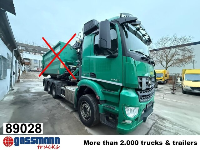 Mercedes-Benz Arocs 3240 L 8x4 ENA, Lenk-/Liftachse, Navi, - Camion cu cârlig: Foto 1 Mercedes-Benz Arocs 3240 L 8x4 ENA, Lenk-/Liftachse, Navi, - Camion cu cârlig: Foto 1
