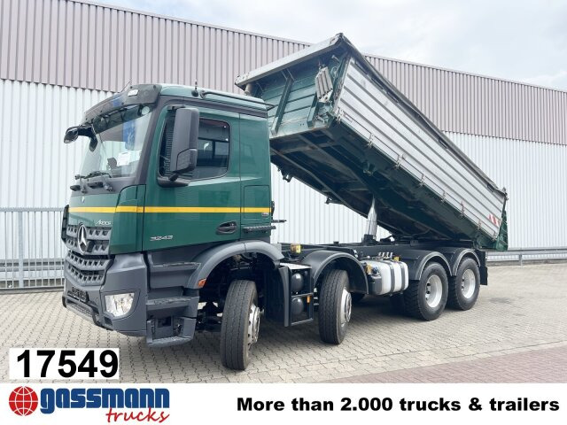 Mercedes-Benz Arocs 3243 K 8x4, Ressenig Thermo Alukipper 3-S - Camion basculantă: Foto 1 Mercedes-Benz Arocs 3243 K 8x4, Ressenig Thermo Alukipper 3-S - Camion basculantă: Foto 1