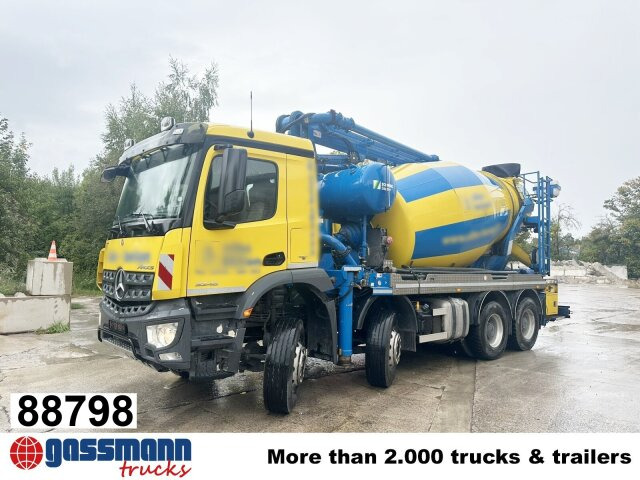 Mercedes-Benz Arocs 3246 B 8x4 Stetter Mischer 7m³, Pumpe 25m - Autobetonieră: Foto 1 Mercedes-Benz Arocs 3246 B 8x4 Stetter Mischer 7m³, Pumpe 25m - Autobetonieră: Foto 1