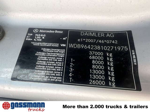 Mercedes-Benz Arocs 3251 K 8x4/4, Retarder, Stahlmulde ca. - Autobasculantă: Foto 3 Mercedes-Benz Arocs 3251 K 8x4/4, Retarder, Stahlmulde ca. - Autobasculantă: Foto 3