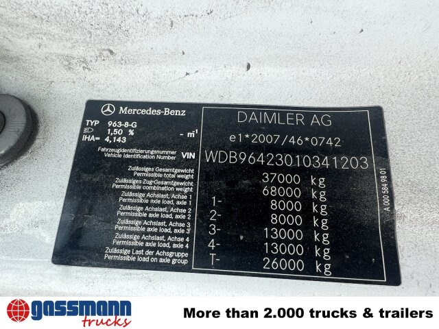 Mercedes-Benz Arocs 3253 K 8x4/4, Retarder, Stahlmulde ca. - Autobasculantă: Foto 2 Mercedes-Benz Arocs 3253 K 8x4/4, Retarder, Stahlmulde ca. - Autobasculantă: Foto 2