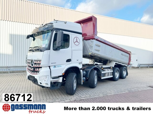 Mercedes-Benz Arocs 3258 LK 8x4/4, Retarder, Stahlmulde ca. - Autobasculantă: Foto 1 Mercedes-Benz Arocs 3258 LK 8x4/4, Retarder, Stahlmulde ca. - Autobasculantă: Foto 1