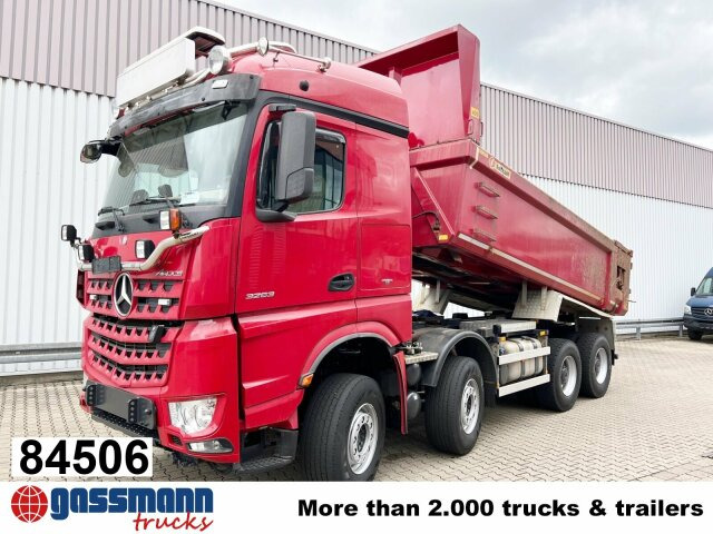 Mercedes-Benz Arocs 3263 8x4/4, Retarder, Stahlmulde ca.14m³, - Camion basculantă: Foto 1 Mercedes-Benz Arocs 3263 8x4/4, Retarder, Stahlmulde ca.14m³, - Camion basculantă: Foto 1