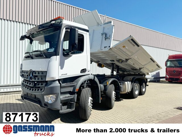 Mercedes-Benz Arocs 4142/48 K 8x4/4, Meiller Bordmatik links - Camion basculantă: Foto 1 Mercedes-Benz Arocs 4142/48 K 8x4/4, Meiller Bordmatik links - Camion basculantă: Foto 1